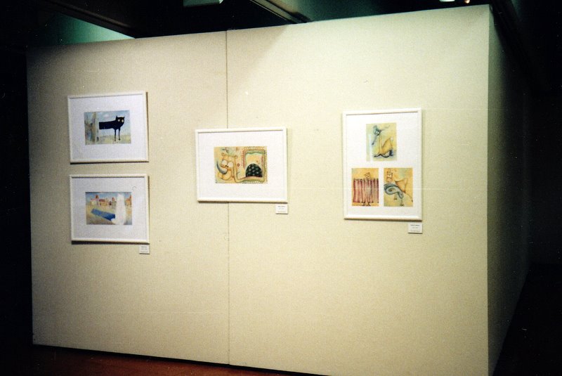 Výstava prác zhotovených na workshope UNESCO-BIB 2001