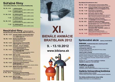11. ročník Bienále animácie Bratislava - BAB 2012
