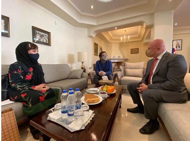 Odovzdávanie ocenenia UNICEF v Teheráne