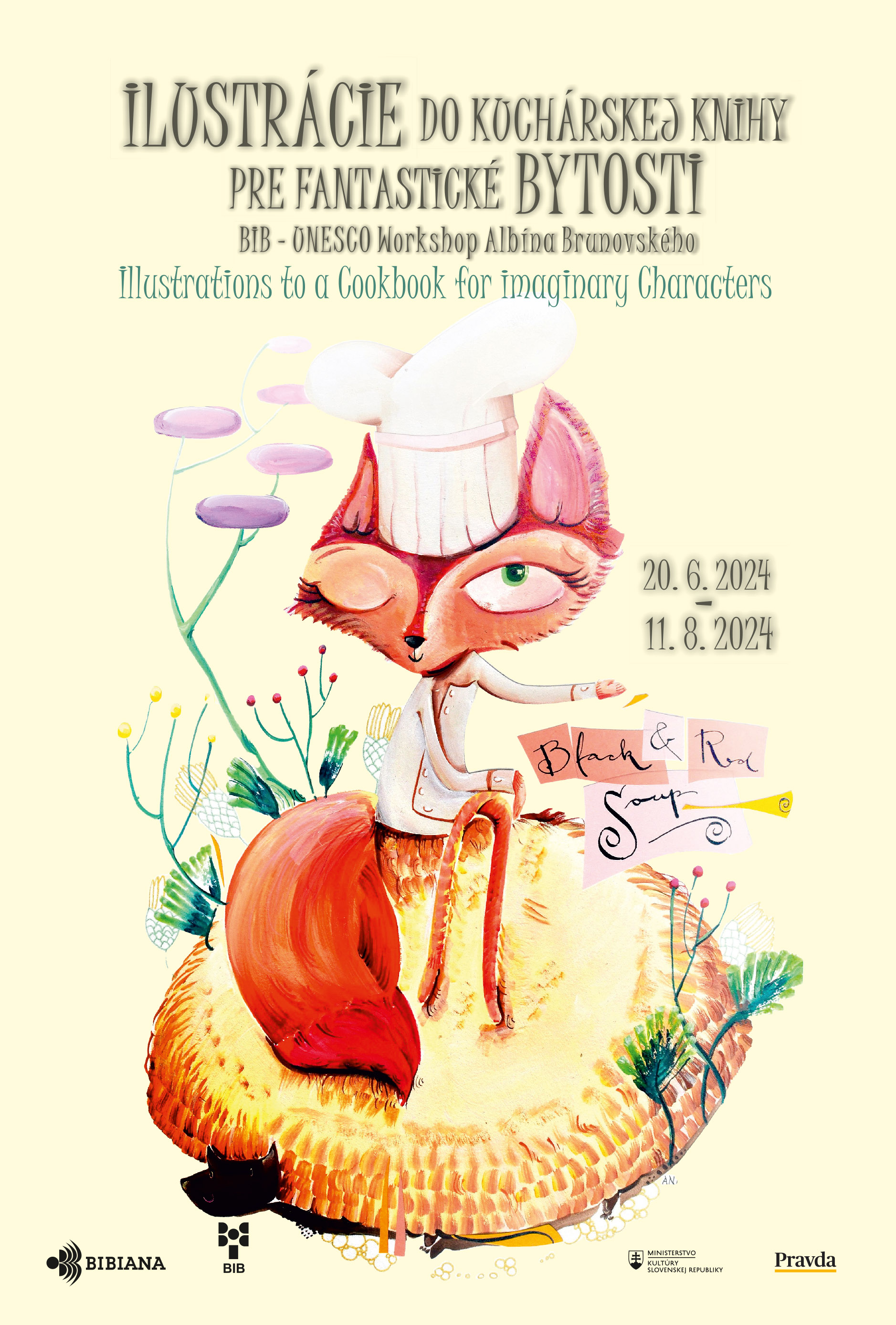 ILUSTRÁCIE DO KUCHÁRSKEJ KNIHY PRE FANTASTICKÉ BYTOSTI