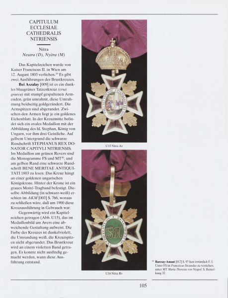 Ehrenzeichen der Kapitel - 3