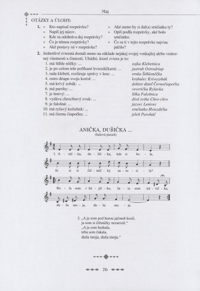 Slovenská literatúra pre 5. ročník základných škôl s vyučovycím jazykom maďarským - 4