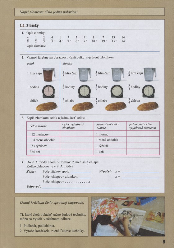 Matematika pre 9. ročník špeciálnych základných škôl - 2