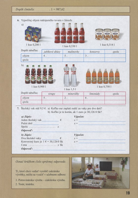 Matematika pre 9. ročník špeciálnych základných škôl - 3