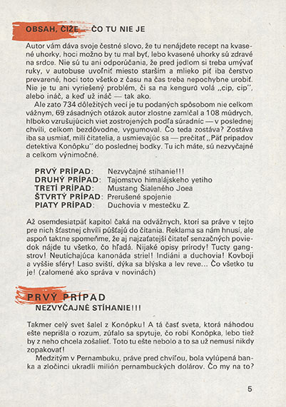 Päť prípadov detektíva Konôpku - 2