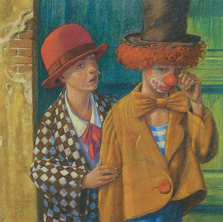 Kolorowe łzy klauna - 4