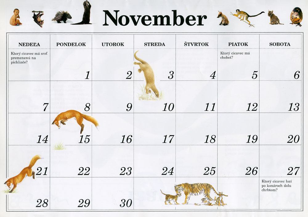 Nevšedný kalendár 1993 - 4