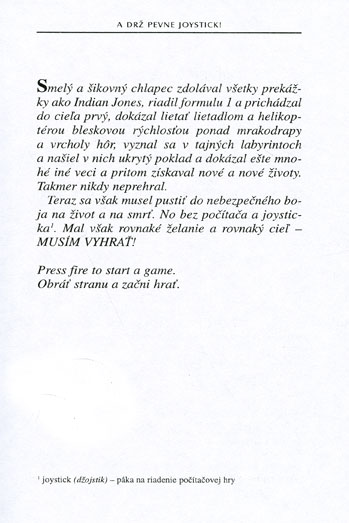 A drž pevne joystick! - 2