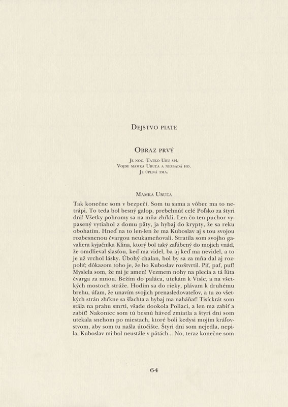 Kráľ UBU, čiže, Poliaci - 3