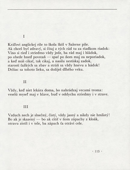 Bukoliky a recepty Salernskej lekárskej školy - 4