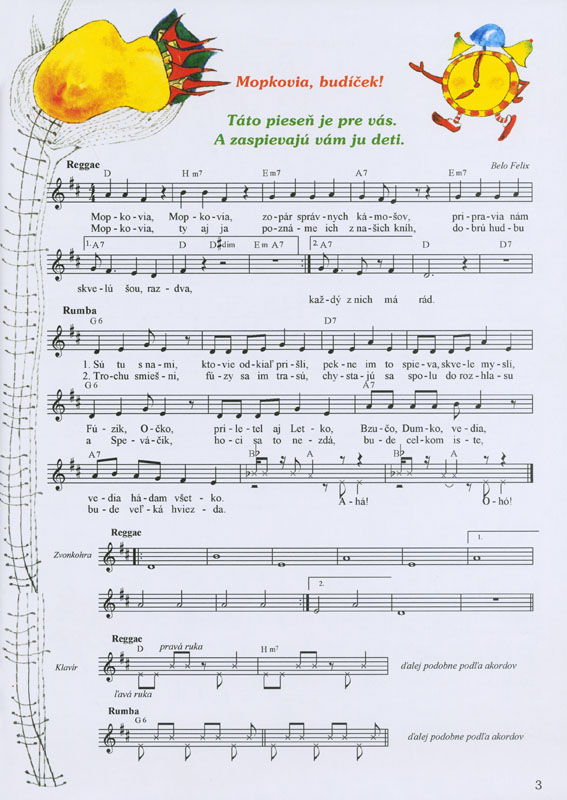 Hudobná výchova pre 3. ročník základných škôl - 2