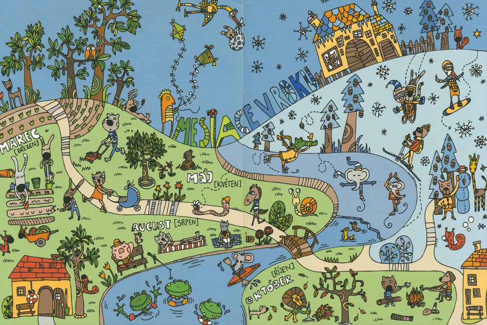 Slovensko-český obrázkový slovník zákerných slov pre deti - 2