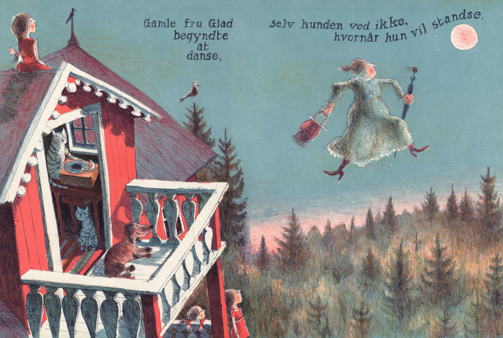 Gamle fru Glad, og, Hendes hund - 4