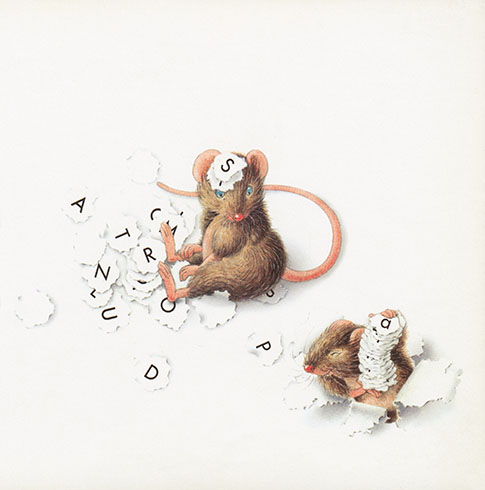 Histoire d'une petite souris qui était enfermée dans un livre - 2