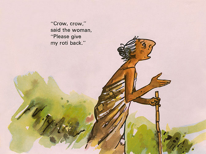 The woman and the crow - 2