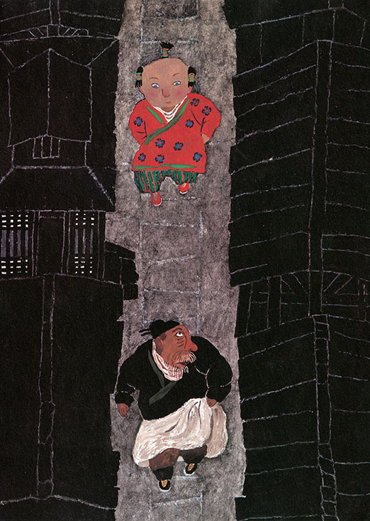 A fox spirit in a desolate garden - 3