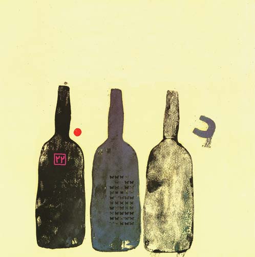 The wawes brought the bottle to the shore - 4