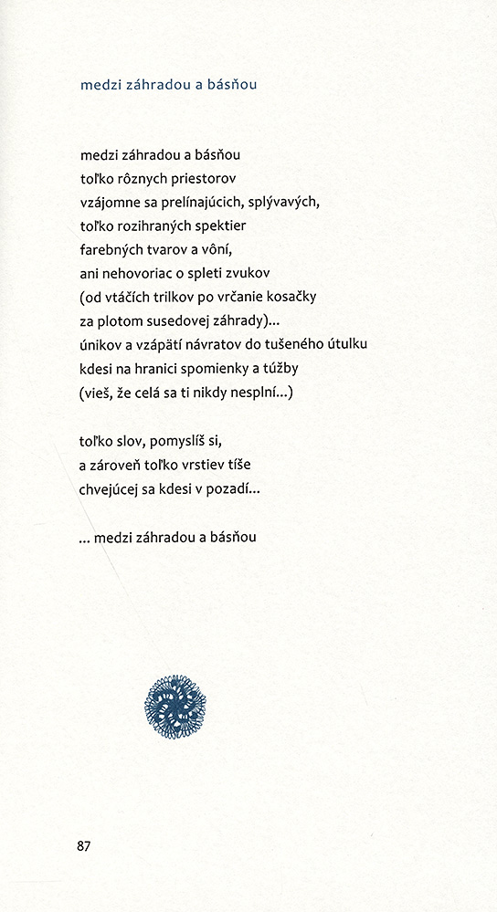 Medzi záhradou a básňou - 4
