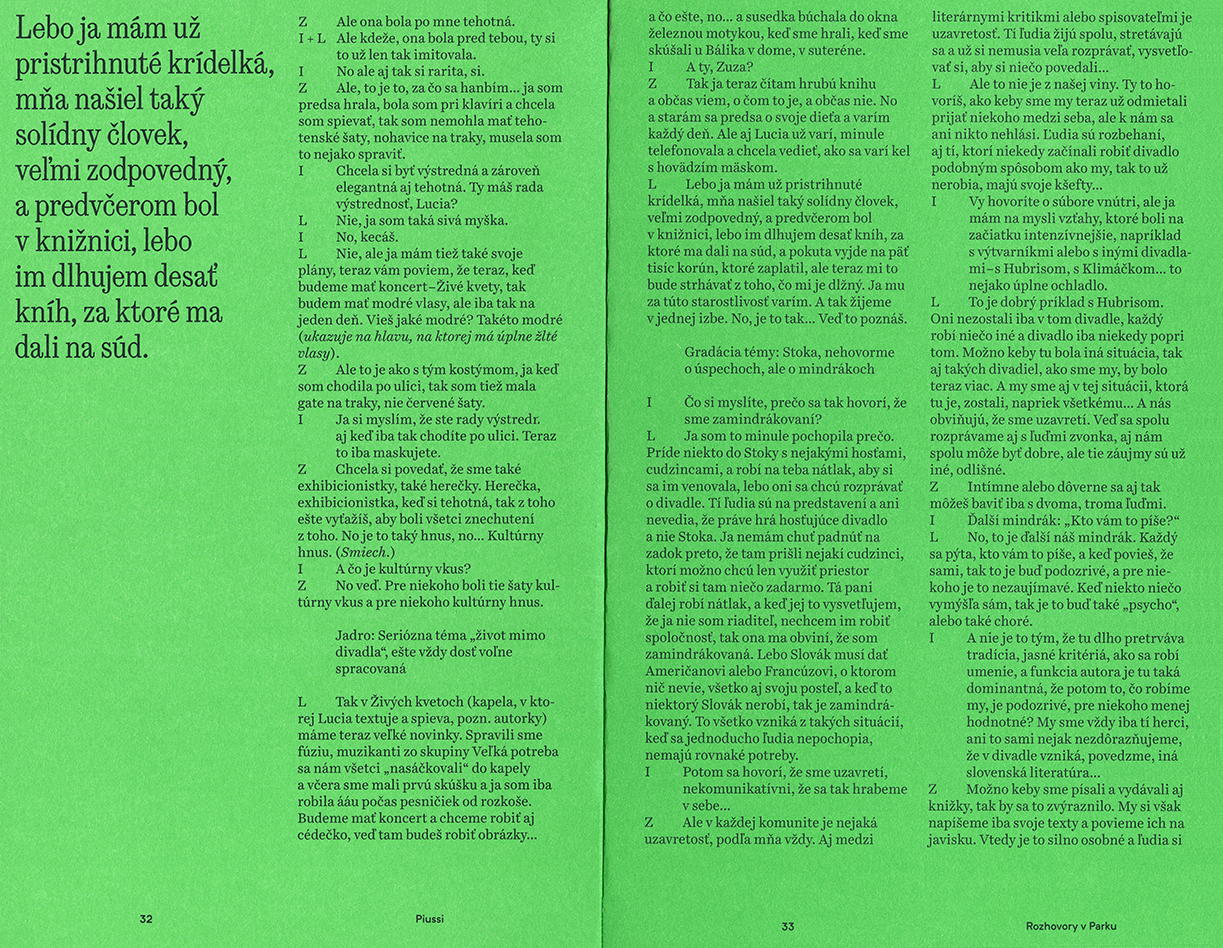 Rozhovory v parku - 2