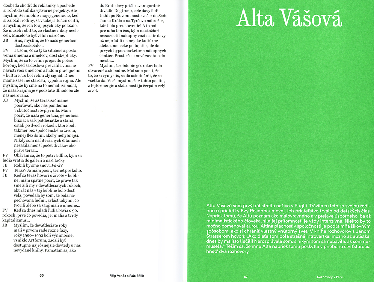 Rozhovory v parku - 3