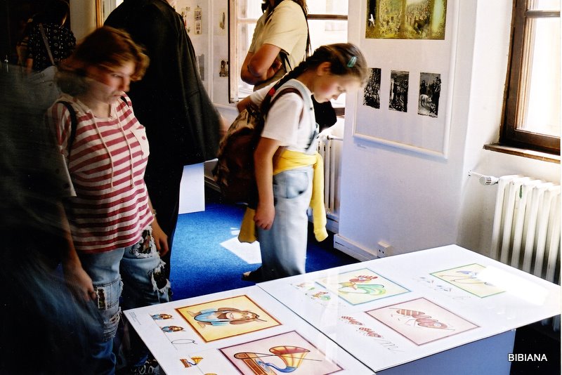 Súčasná slovenská ilustrácia detskej knihy 2001_vernisáž.1