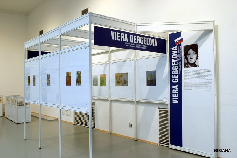 Výstava slovenskej ilustrátorky Viera Gergeľová 2