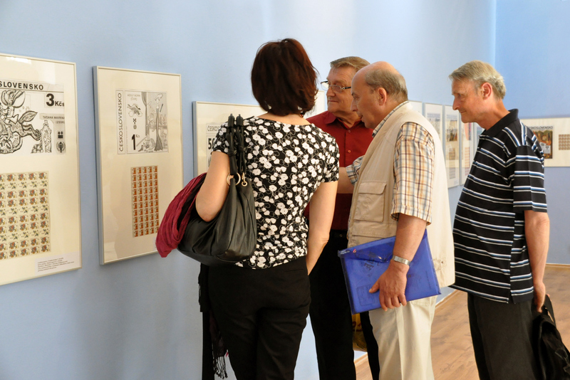 Bienále ilustrácií Bratislava na poštových známkach vernisáž 2