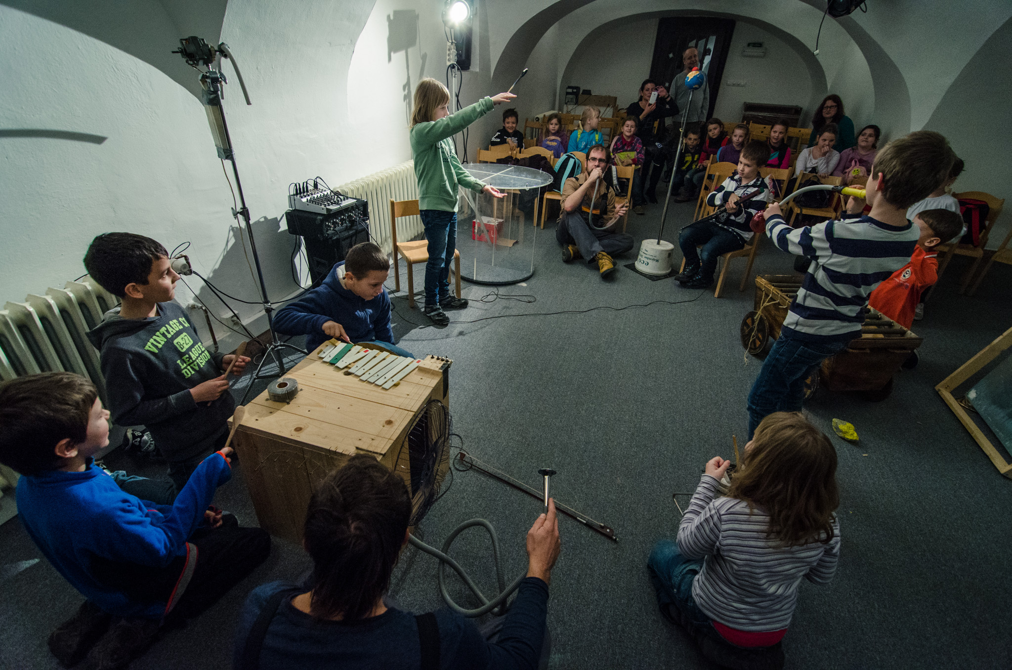 Zvukové objekty- nečakané zvuky workshop v BIBIANE 3