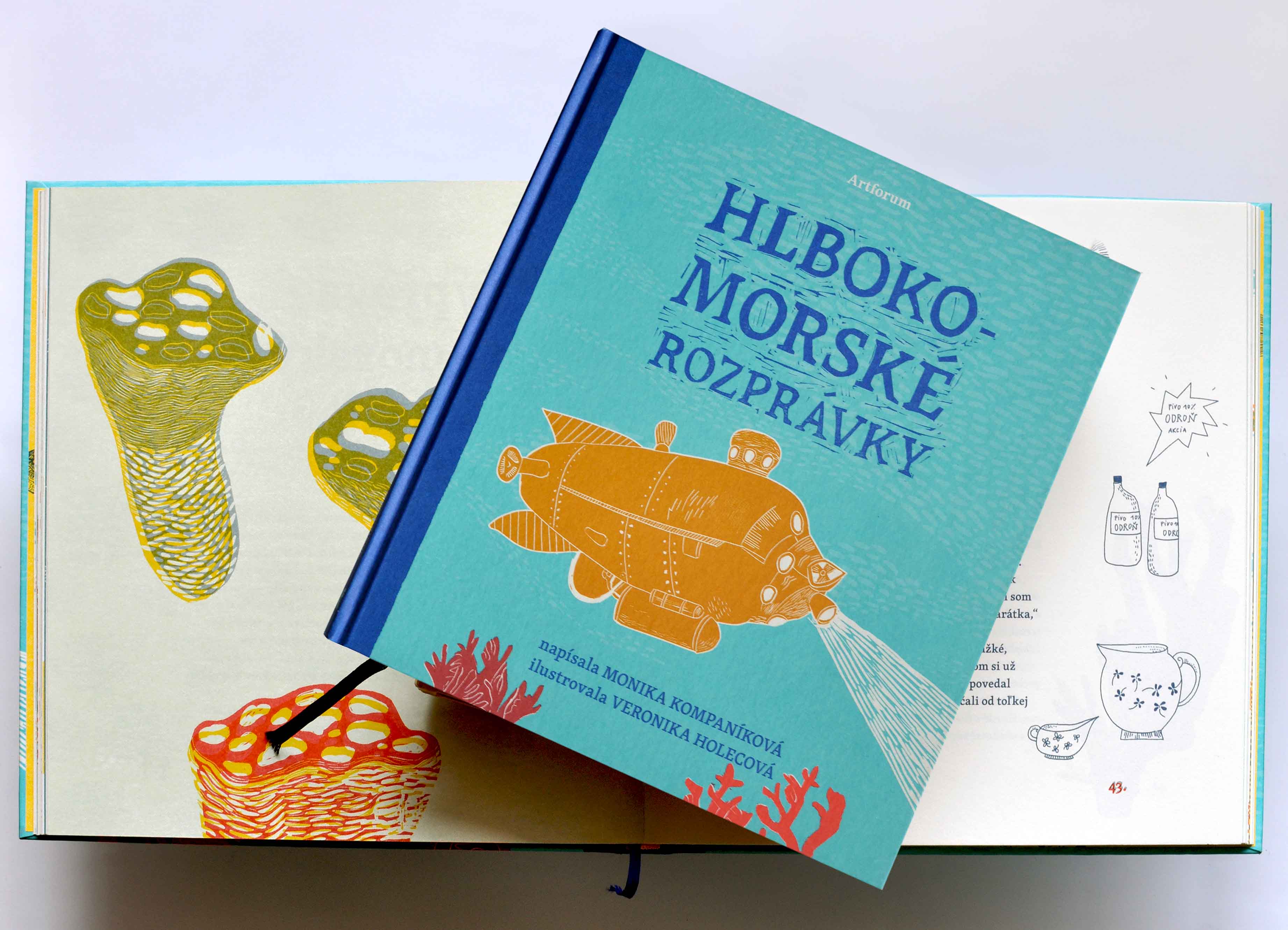 Hlbokomorské rozprávky- Cena MK SR za ilustrácie V. Holecovej