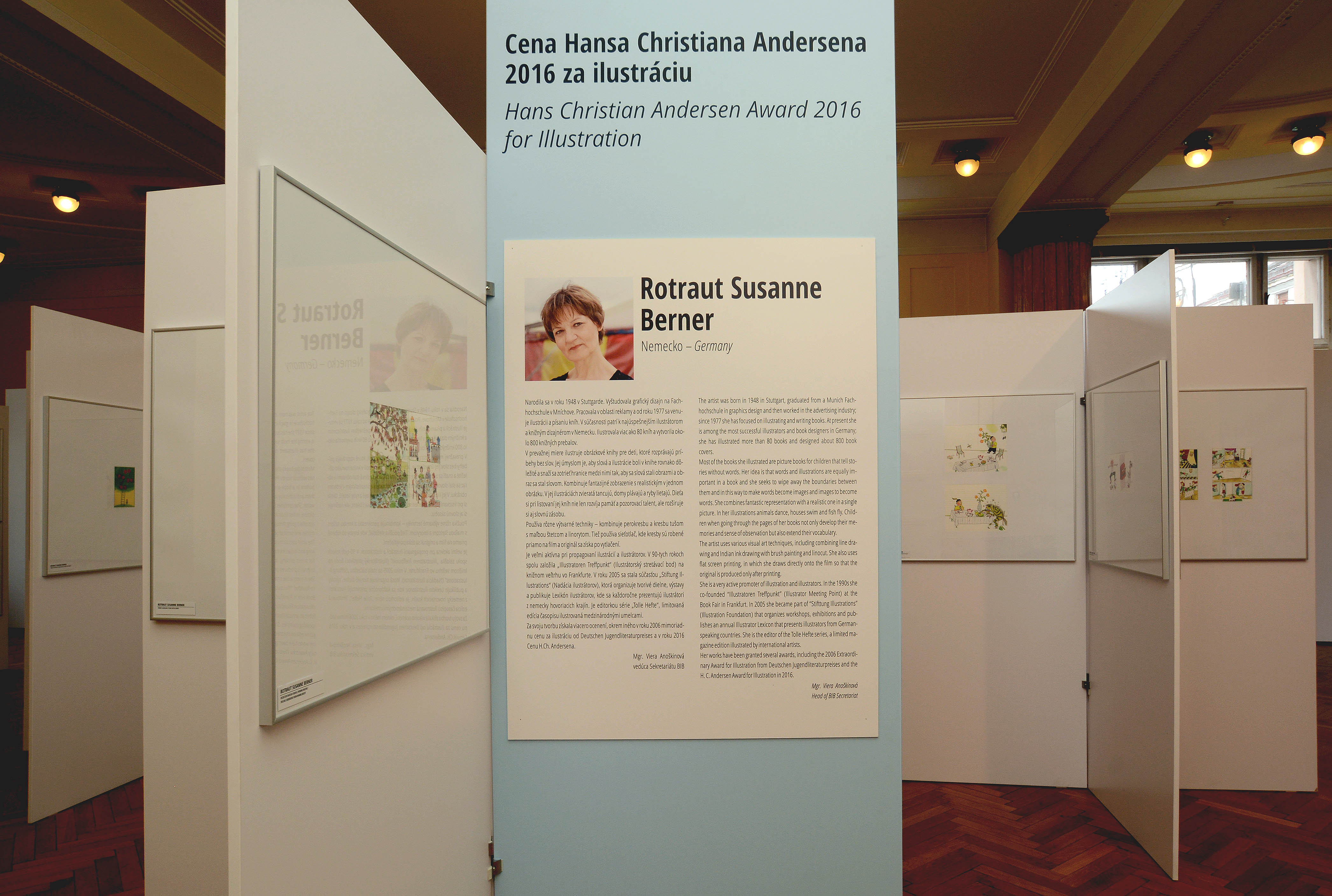 VÝSTAVA NOSITEĽKY CENY H. CH. ANDERSENA ZA ILUSTRÁCIU - ROTRAUT SUSANNE BERNER, NEMECKO