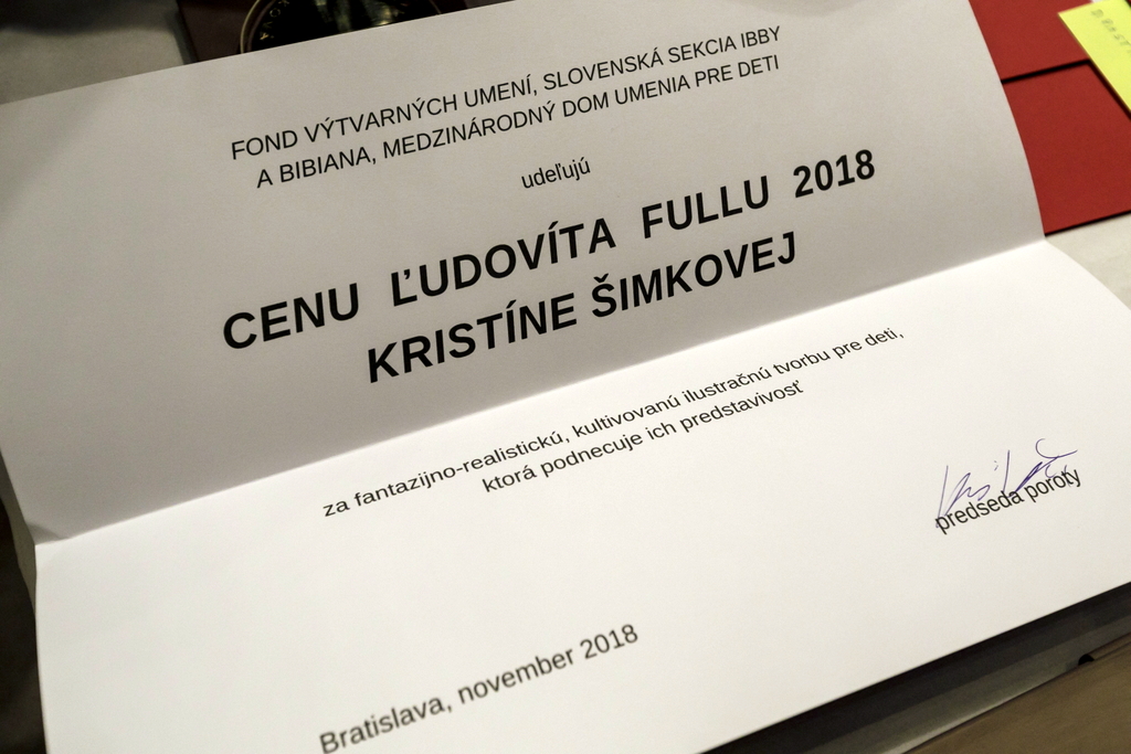 TROJRUŽA 2018, CENA Ľ. FULLU 2018, ČESTNÁ LISTINA IBBY 2018-002