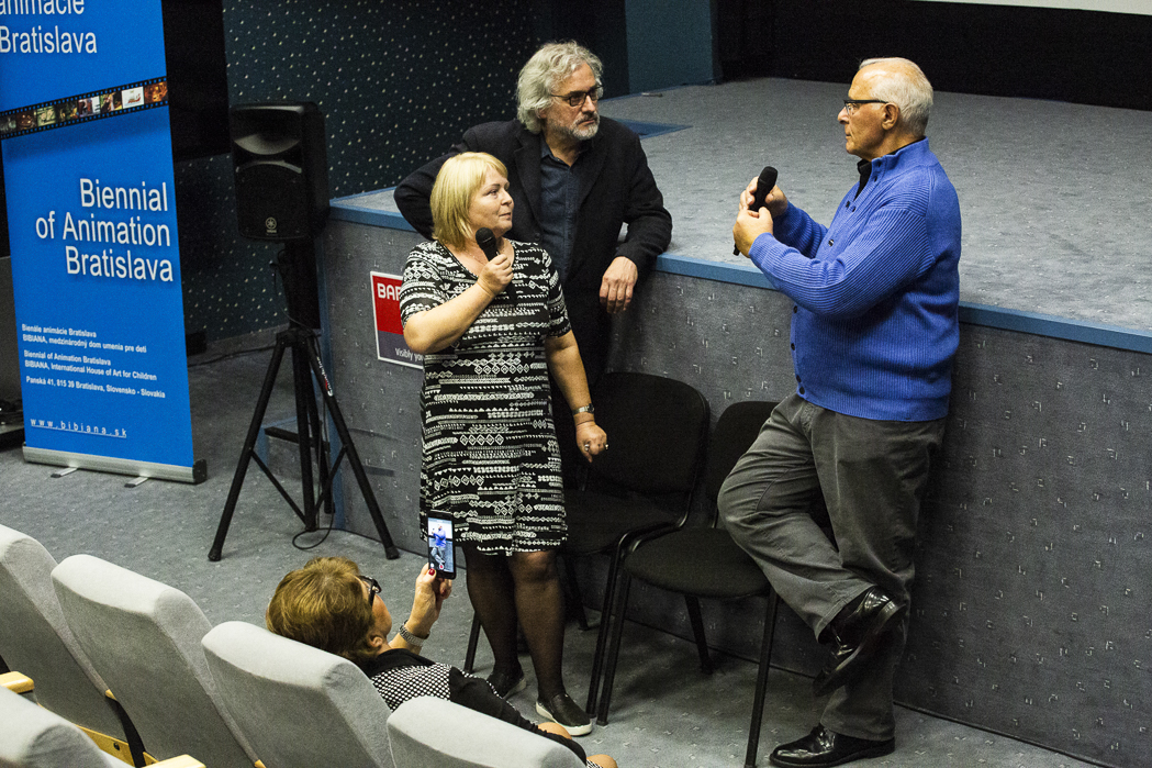 Uvedenie filmu Cervená korytnačka autorom Michäel Dudok de Witom, s úvodom filmového historika Giannalberta Bendazziho-016